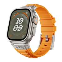 Orange Band-Titanium Buckle