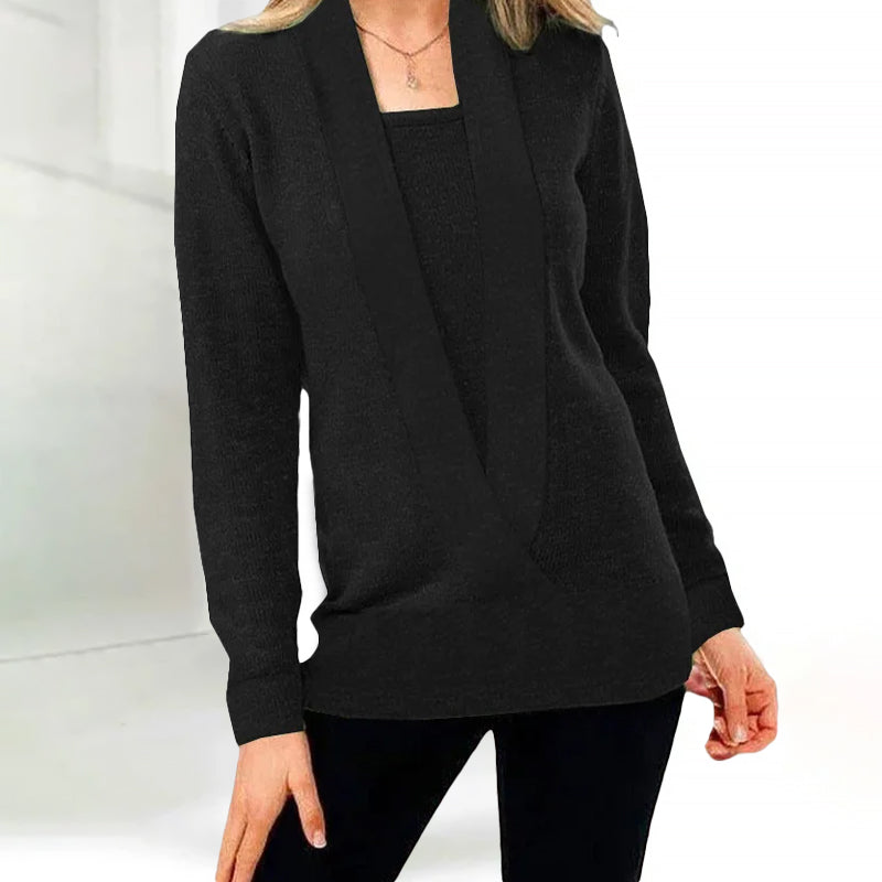 Nea - V-neck Sweater for Women