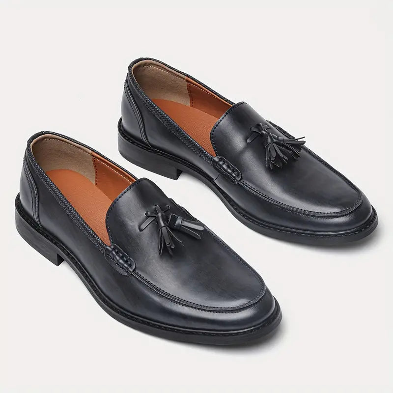 Sorrento Genuine Leather Tassel Loafers