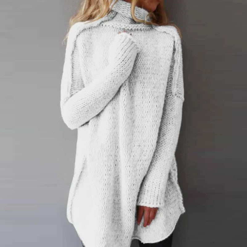 Neilina - fashionable long-sleeved loose sweater