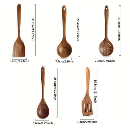 EcoCraft Artisan Utensils 5-Piece Set