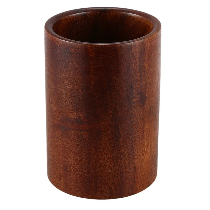 EcoCraft Artisan Wooden Utensil Holder