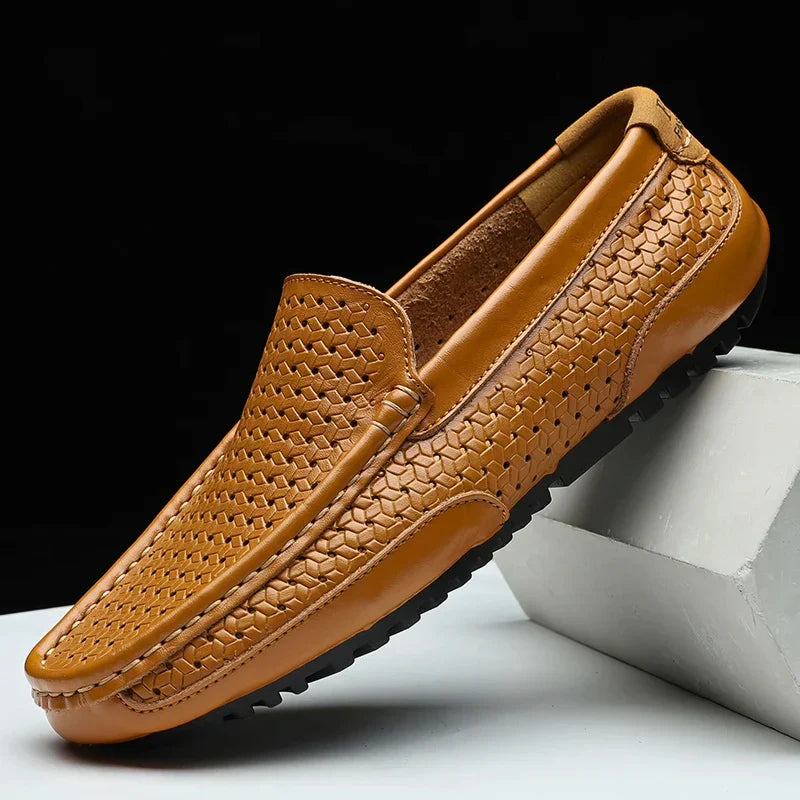 Luca Giordano Genuine Leather Loafers