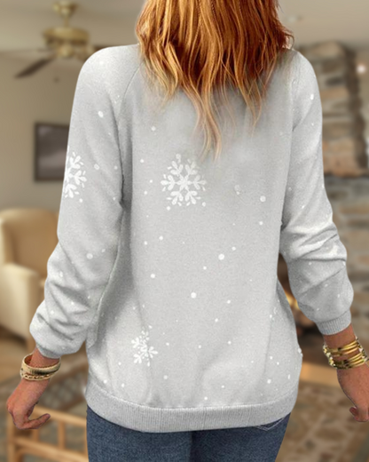 Alna - elegant sweater with christmas motifs