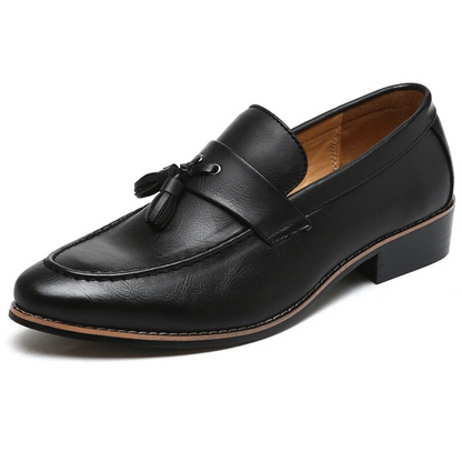 Giovanni Genuine Leather Tassel Loafers