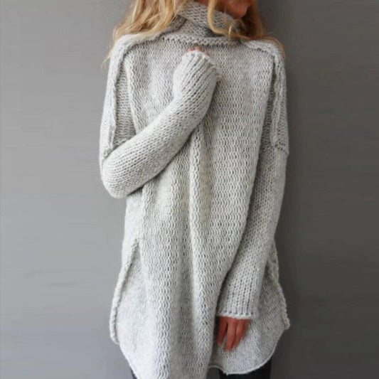 Neilina - fashionable long-sleeved loose sweater