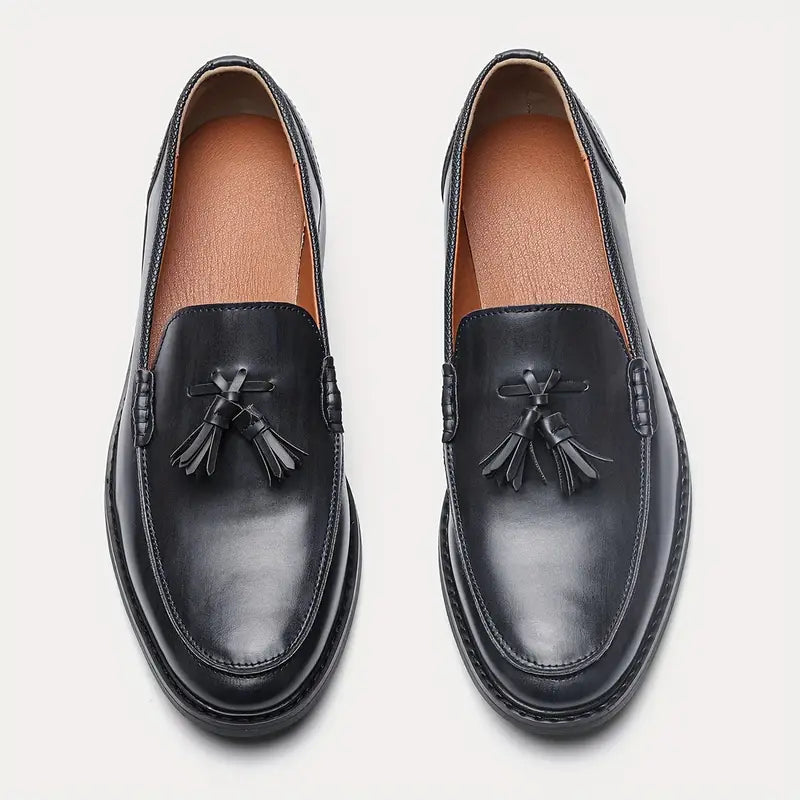 Sorrento Genuine Leather Tassel Loafers