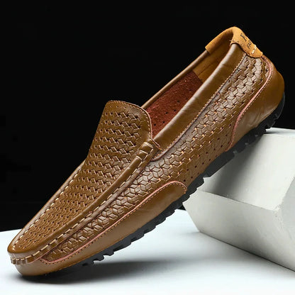 Luca Giordano Genuine Leather Loafers