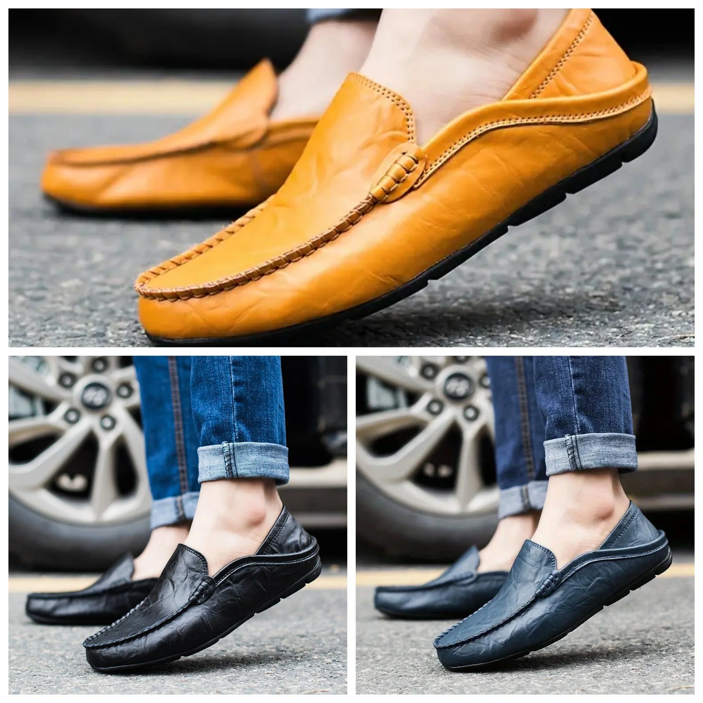 Veneto Leather Loafers