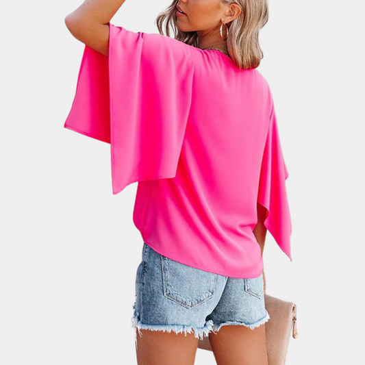 Chic loose pullover shirt for women