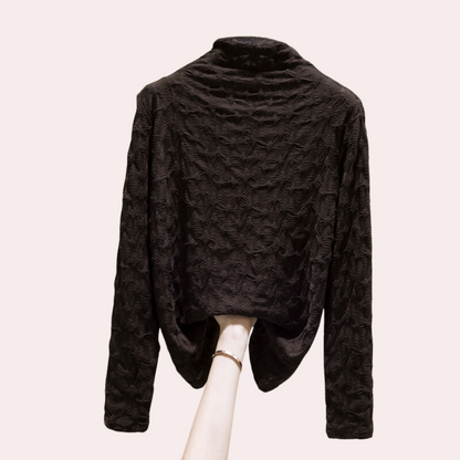 Women's casual collar lace sweater