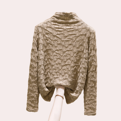 Women's casual collar lace sweater