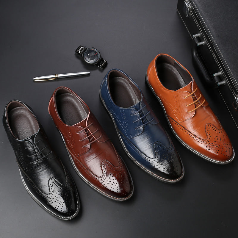 Kingston Leather Brogue Dress Shoes