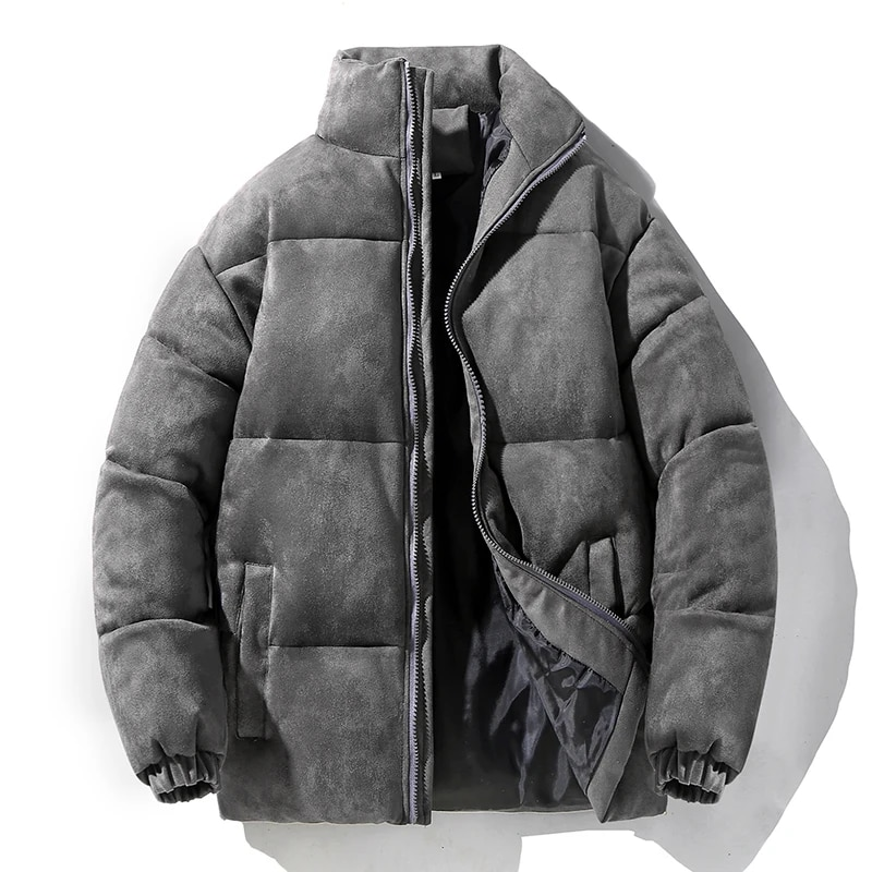 Antonios Suede Puffer Jacket