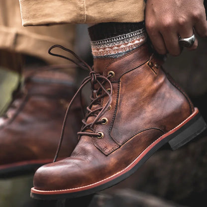 Hudson Handcrafted Genuine Leather Boots