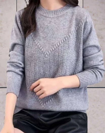 Comfy luxury knitted sweater for women