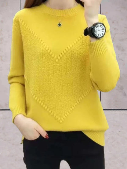 Comfy luxury knitted sweater for women