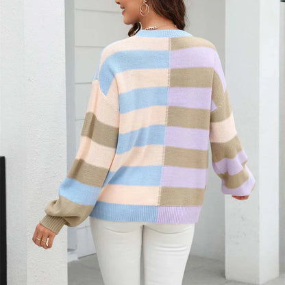 Women's casual knitted sweater