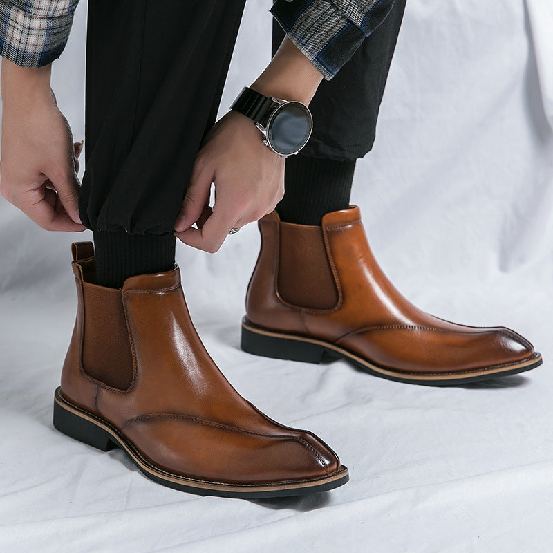 Toronto Genuine Leather Chelsea Boots