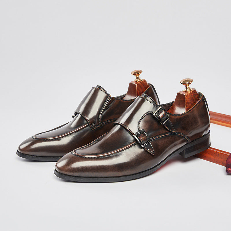 Oxford Double Monk Strap Dress Shoes