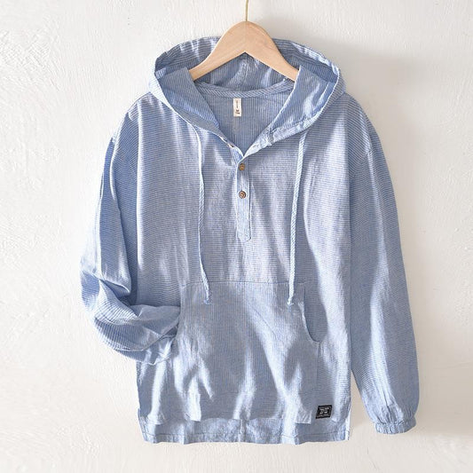 Oxford Premium Linen Hoodie