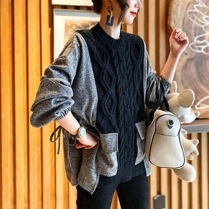 Laira - O-neck knit loose sweater