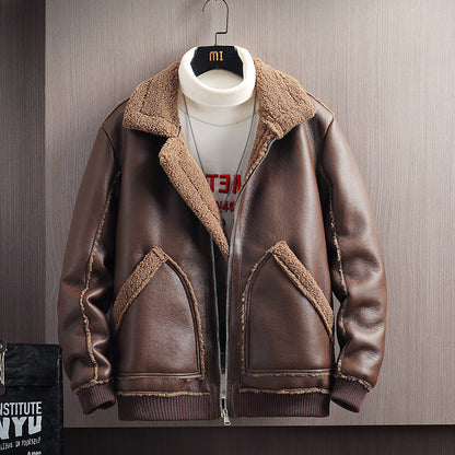 Legacy Leather Shearling Jacket