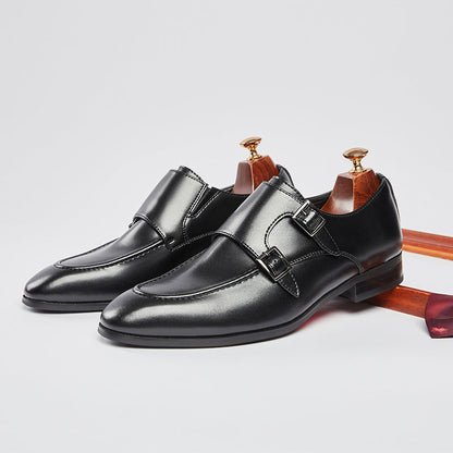 Oxford Double Monk Strap Dress Shoes