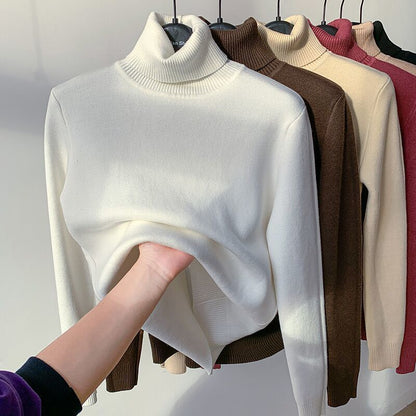 Harper - plush thickened high collar fleece sweater