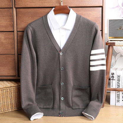 Varsity Cashmere Cardigan