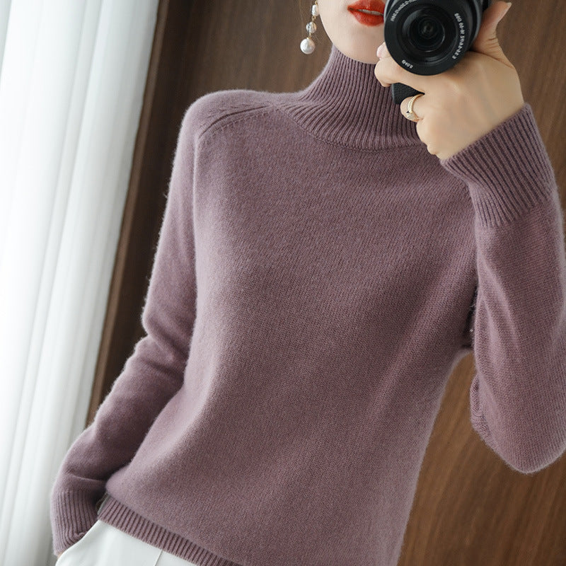 Liane - loose knit long sleeve pullover sweater