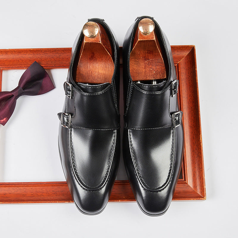 Oxford Double Monk Strap Dress Shoes