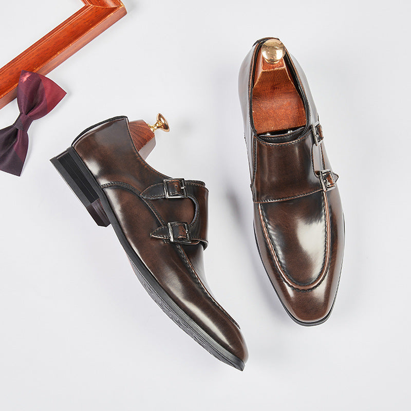 Oxford Double Monk Strap Dress Shoes