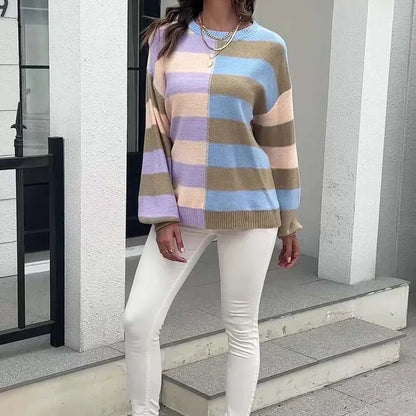 Women's casual knitted sweater