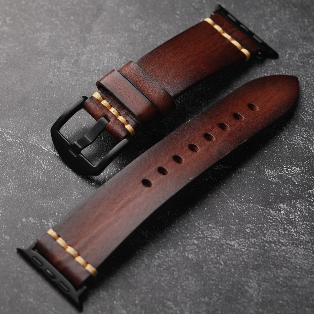 Full-Grain Leather Band for Apple Watch