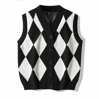 Oxford Argyle Wool Vest