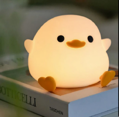 Süße Ente LED Squishy Tap Tap Nachtlampe