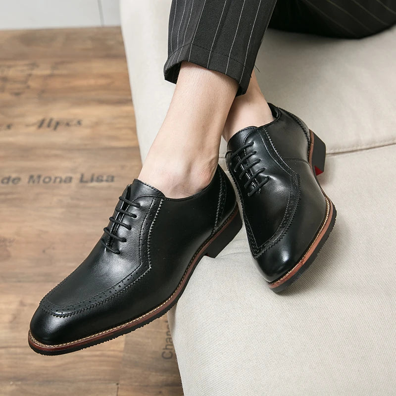 London Genuine Leather Dress Shoes