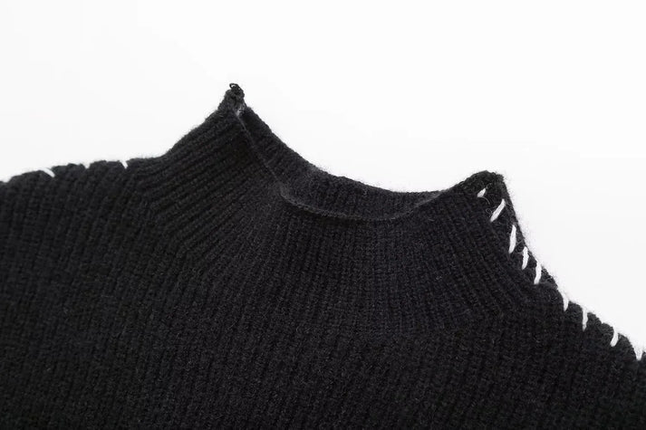 Women's casual chic knitted sweater