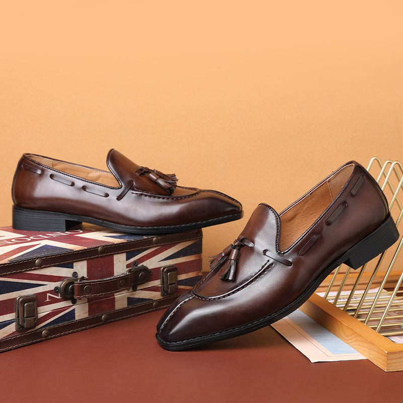 Windsor Genuine Leather Tassel Loafers