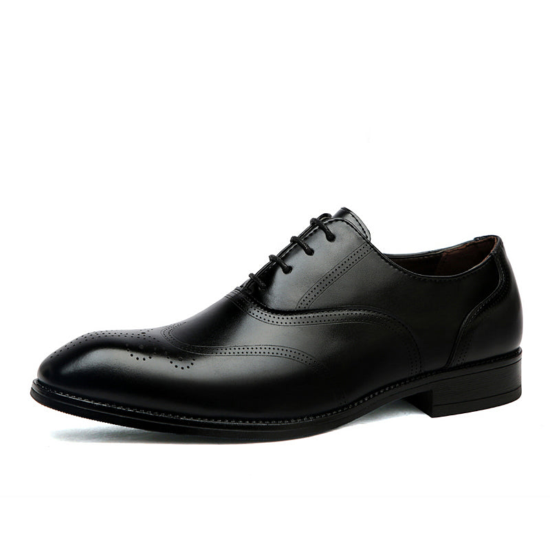 Lucas Leather Brogue Dress Shoes