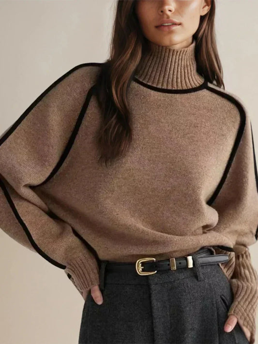 Women's turtleneck sweater