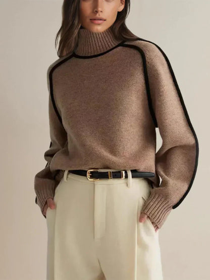 Women's turtleneck sweater