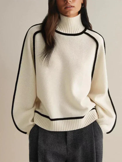 Women's turtleneck sweater