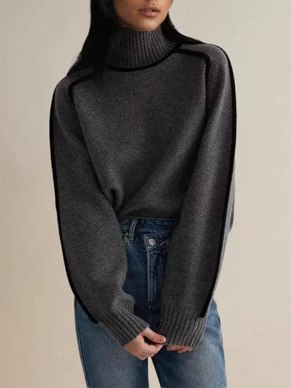 Women's turtleneck sweater