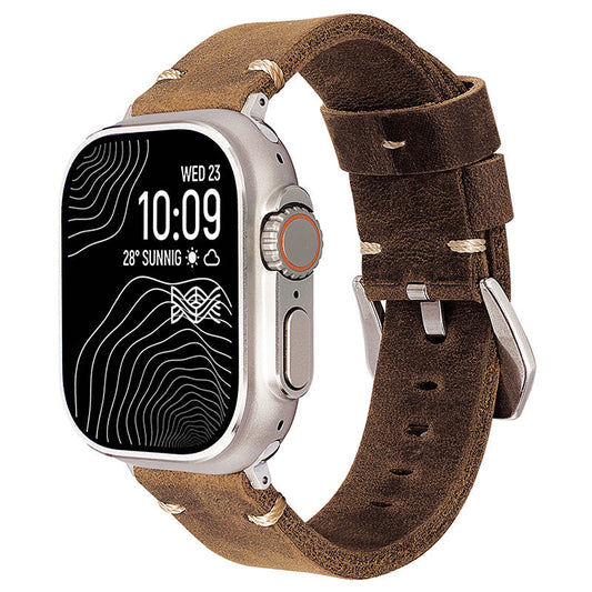 Vintage Leather Band For Apple Watch