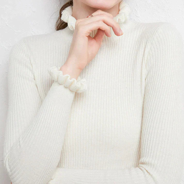 Women's cashmere turtleneck sweater