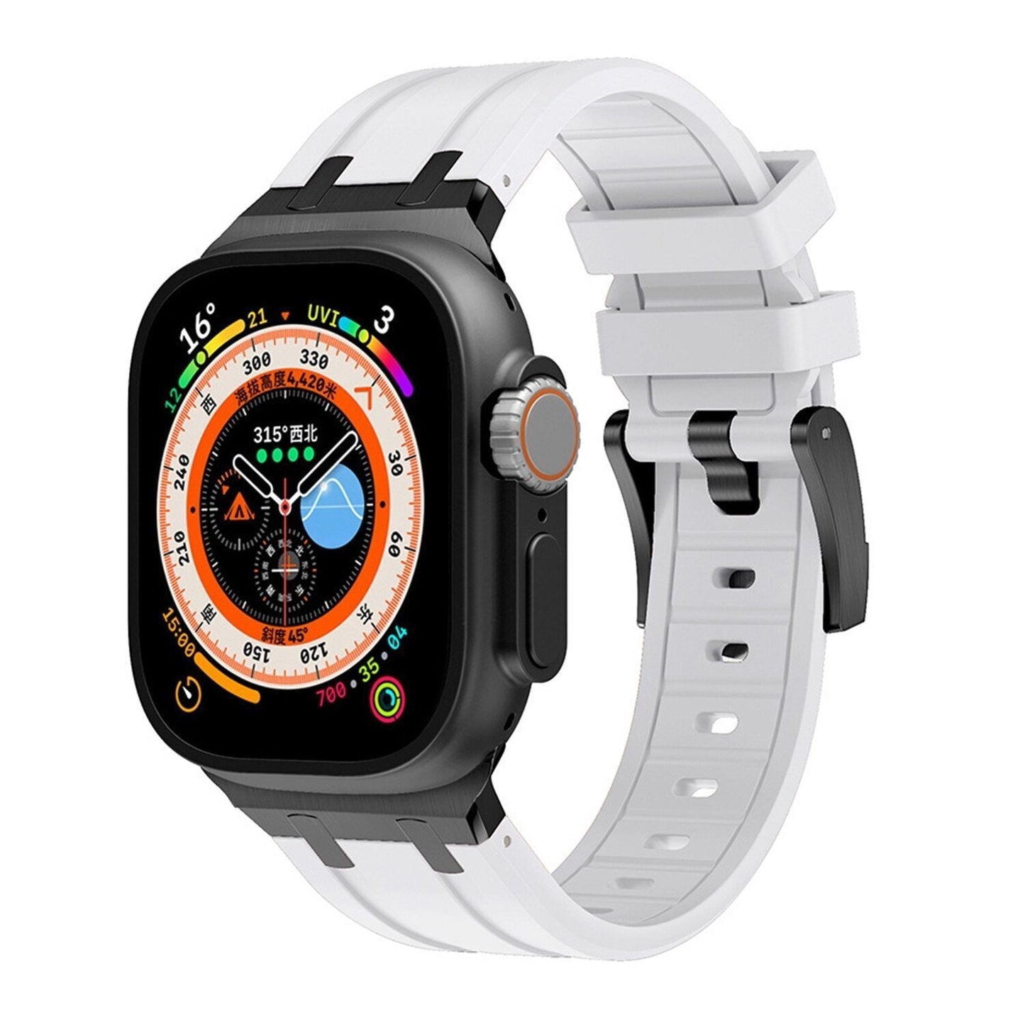 Luxury AP Mod Silicone Band For Apple Watch