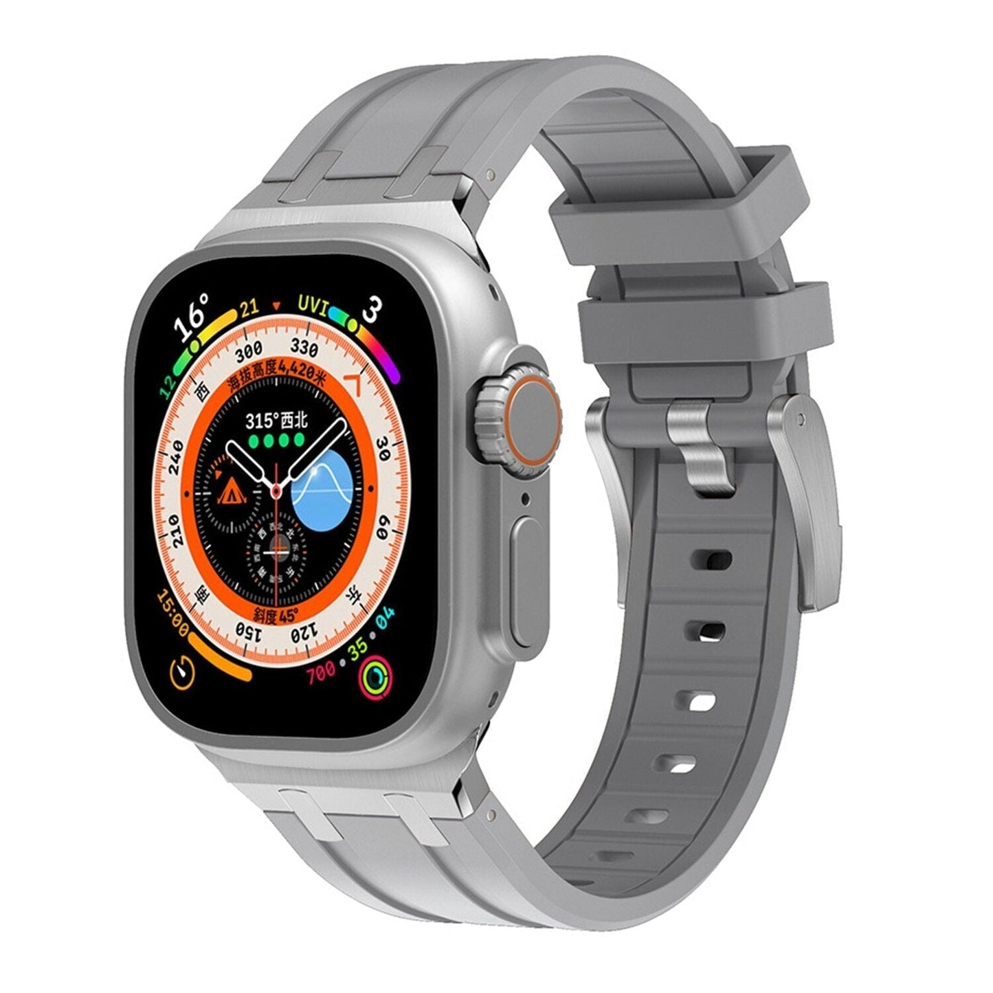 Luxury AP Mod Silicone Band For Apple Watch